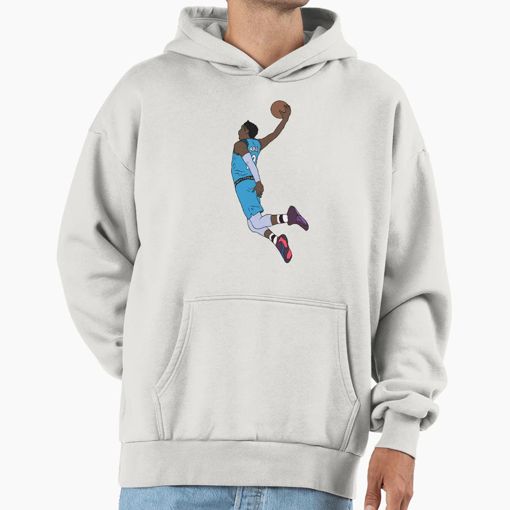 Ja Morant Dunk Hoodie - Custom Art Print for Adults - T-Shirt, Sweatshirt, Hoodie