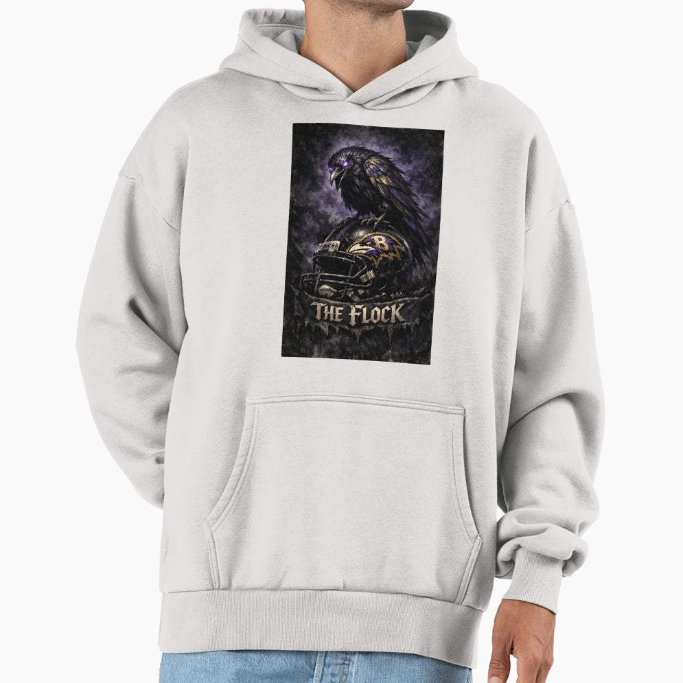 Baltimore Ravens Hoodie - Custom Art Print Men Women - T-Shirt, Sweatshirt, Hoodie