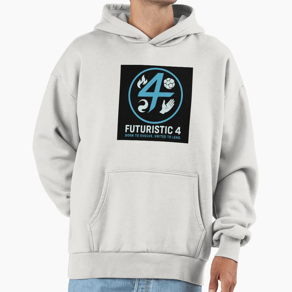 Fantastic 4 Hoodie - Fun Novelty Design Unisex - T-Shirt, Sweatshirt, Hoodie