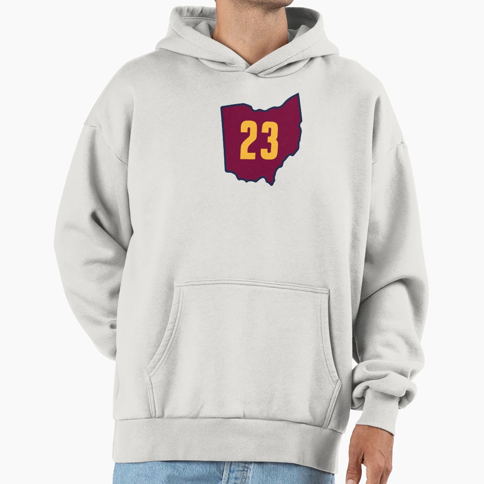 23 Cleveland Hoodie - Trendy Graphic Men Women - T-Shirt, Sweatshirt, Hoodie