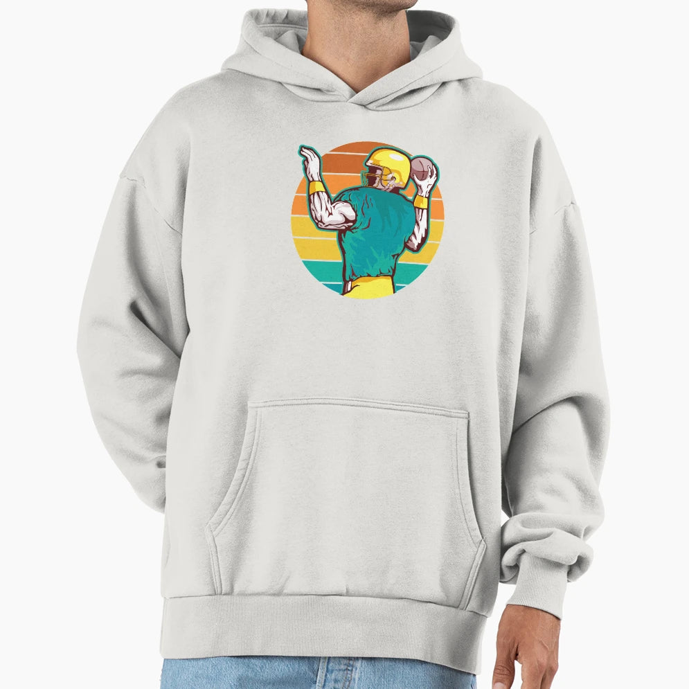 American Football Sports Hoodie - Custom Art Print for Adults - T-Shirt, Sweatshirt, Hoodie