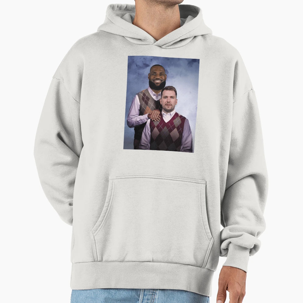 Lebron Luka Lakers Brothers Duo Hoodie - Novelty Apparel Men Women - T-Shirt, Sweatshirt, Hoodie