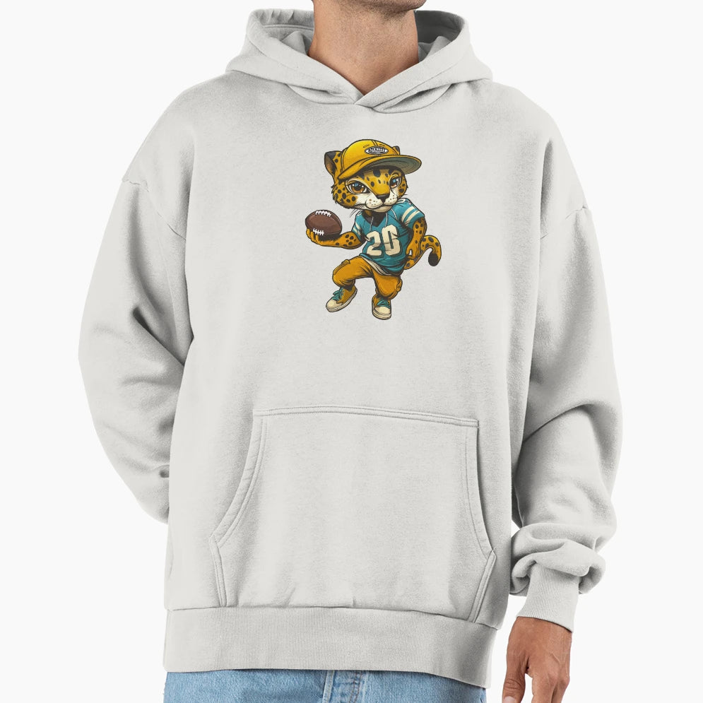 Jaguars Football Player Hoodie - Trendy Graphic Unisex - T-Shirt, Sweatshirt, Hoodie