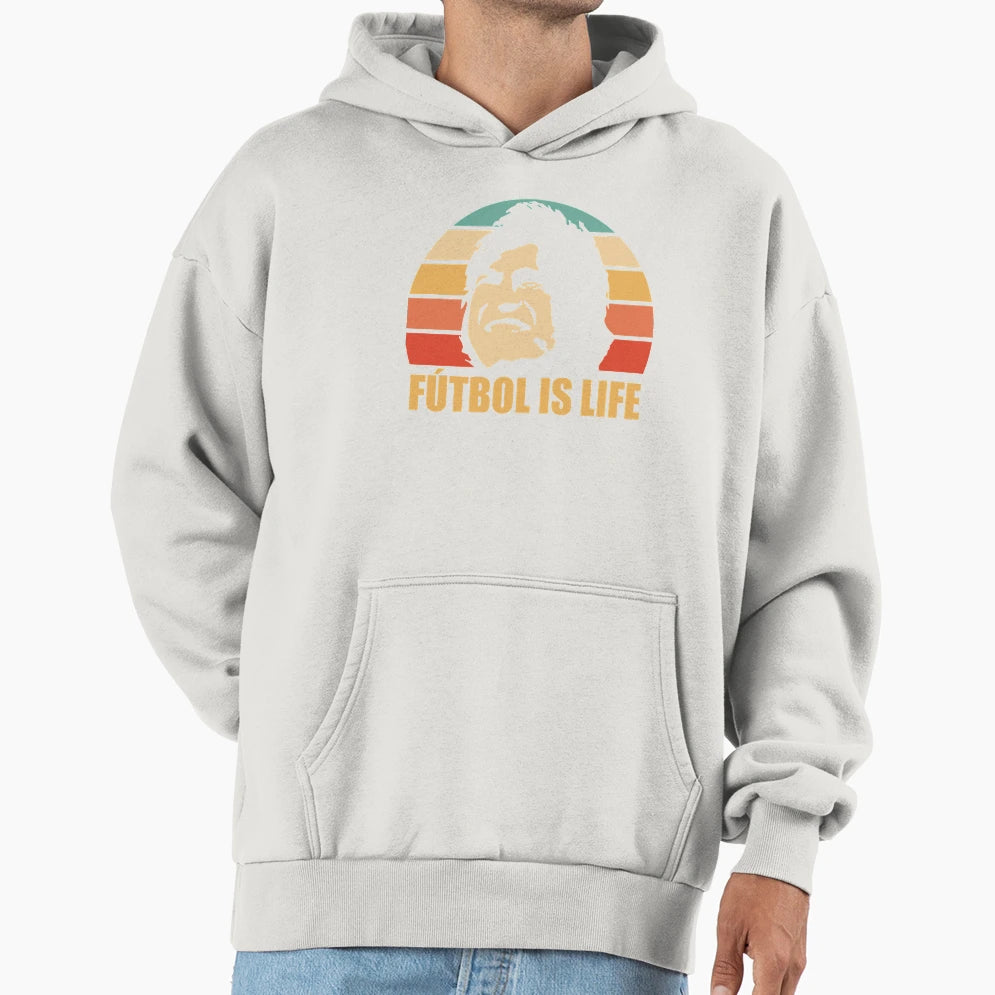 Futbol Is Life Gift And Gift Father Day Hoodie - Graphic Print Men Women - T-Shirt, Sweatshirt, Hoodie