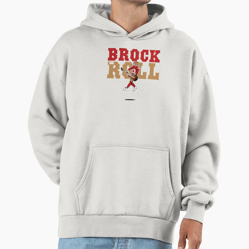 Purdy Brock Brock And Roll Hoodie - Fun Novelty Design Men Women - T-Shirt, Sweatshirt, Hoodie