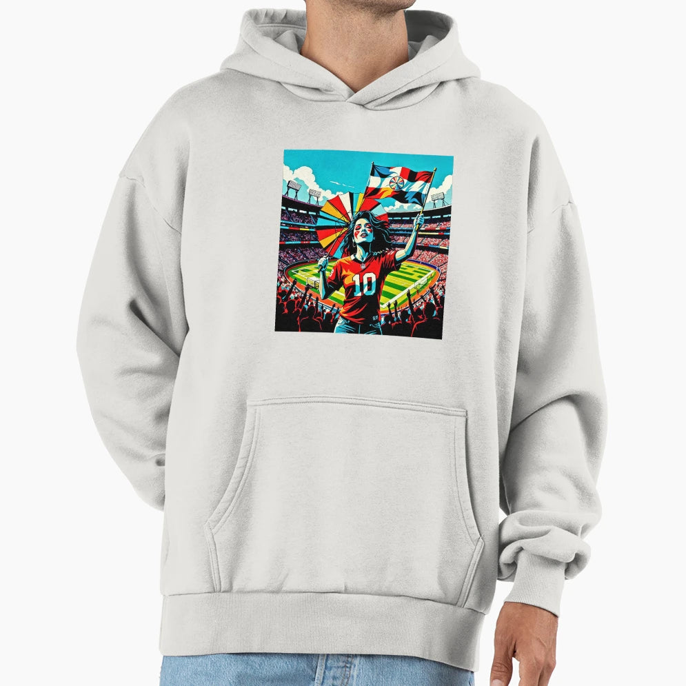 Soccer Football Futebol Celebration Hoodie - Minimalist Print for Adults - T-Shirt, Sweatshirt, Hoodie