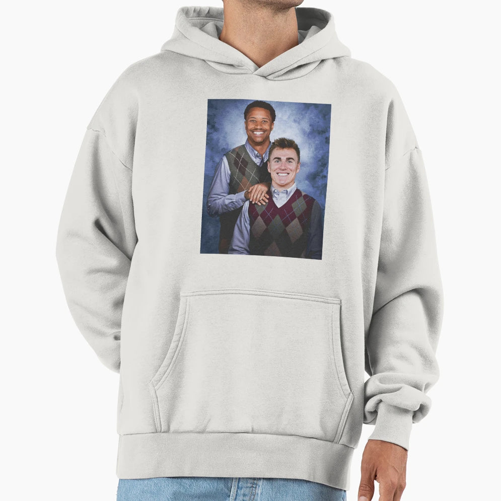 Bo Nix Courtland Sutton Hoodie - Minimalist Print for Adults - T-Shirt, Sweatshirt, Hoodie