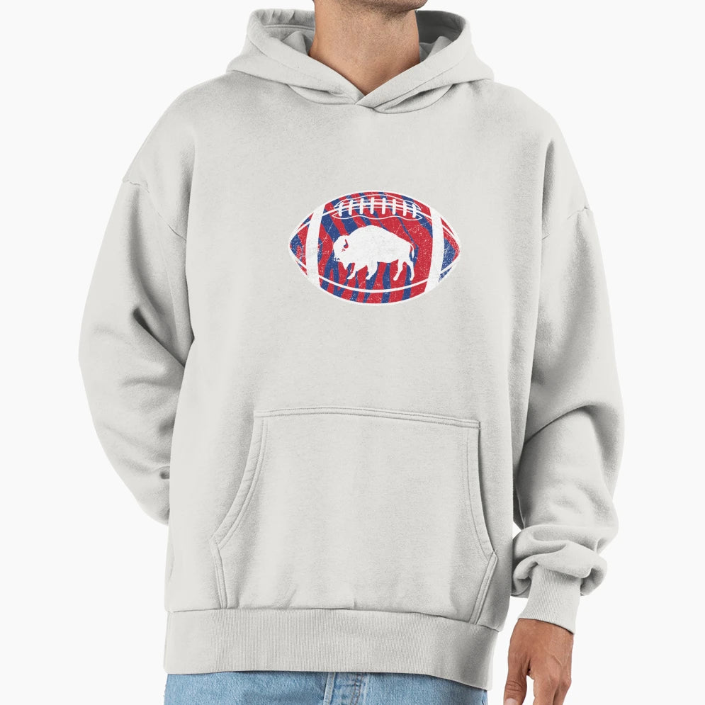 Mafia Bison Football Blue T-Shirt - Custom Art Print Unisex - T-Shirt, Sweatshirt, Hoodie