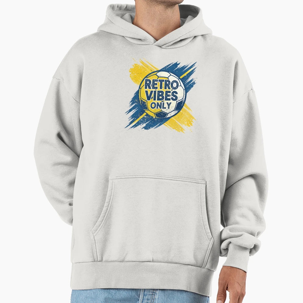 Vibes Only Soccer Ball Hoodie - Custom Art Print Unisex - T-Shirt, Sweatshirt, Hoodie