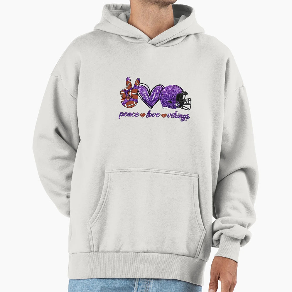 Art Minnesota Vikings Hoodie - Unique Graphic Men Women - T-Shirt, Sweatshirt, Hoodie