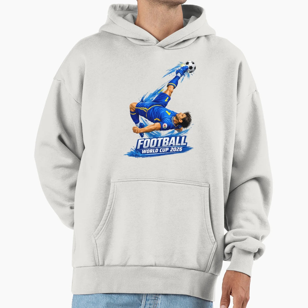2026 World Cup Dynamic Footballer Hoodie - Unique Graphic Men Women - T-Shirt, Sweatshirt, Hoodie