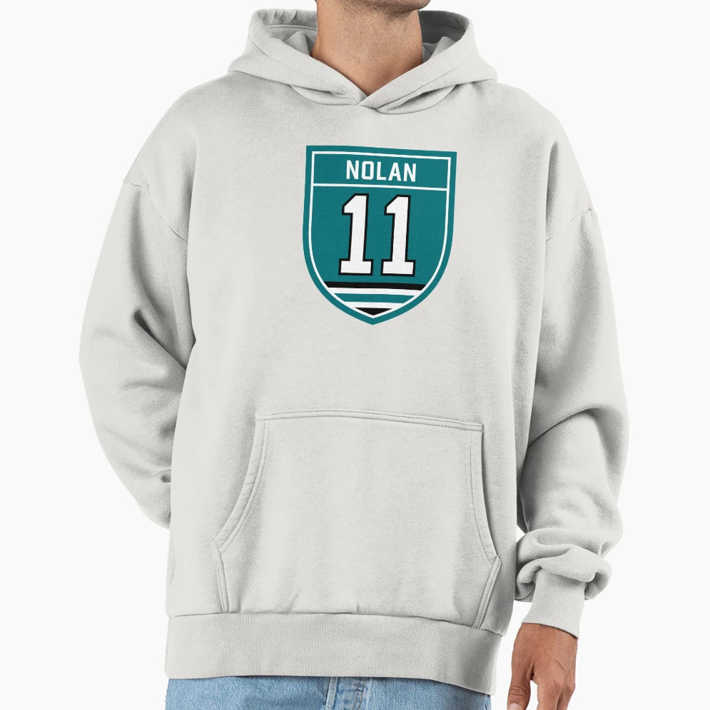 Nolan 11 Emblem Hoodie - Streetwear Style Unisex - T-Shirt, Sweatshirt, Hoodie