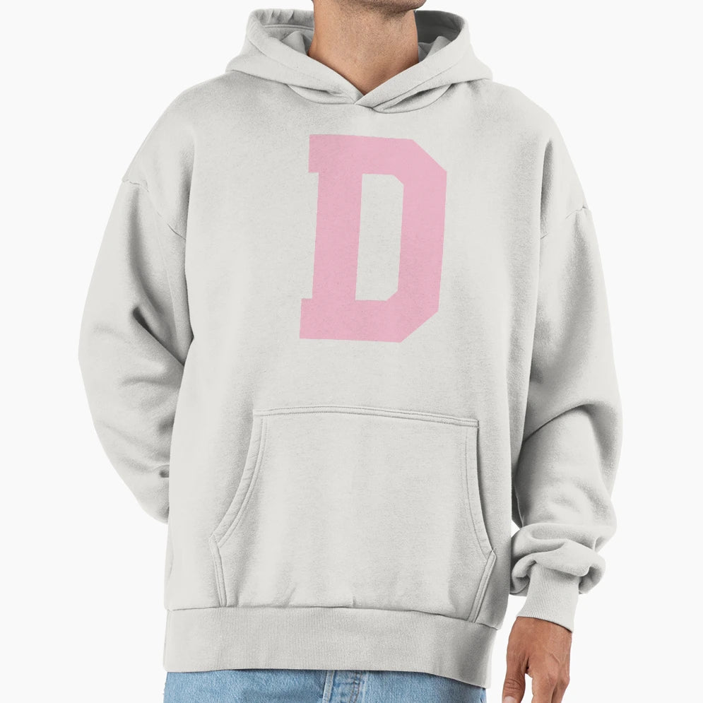 Alphabet Rose D Sports Letter D Hoodie - Graphic Print Unisex - T-Shirt, Sweatshirt, Hoodie