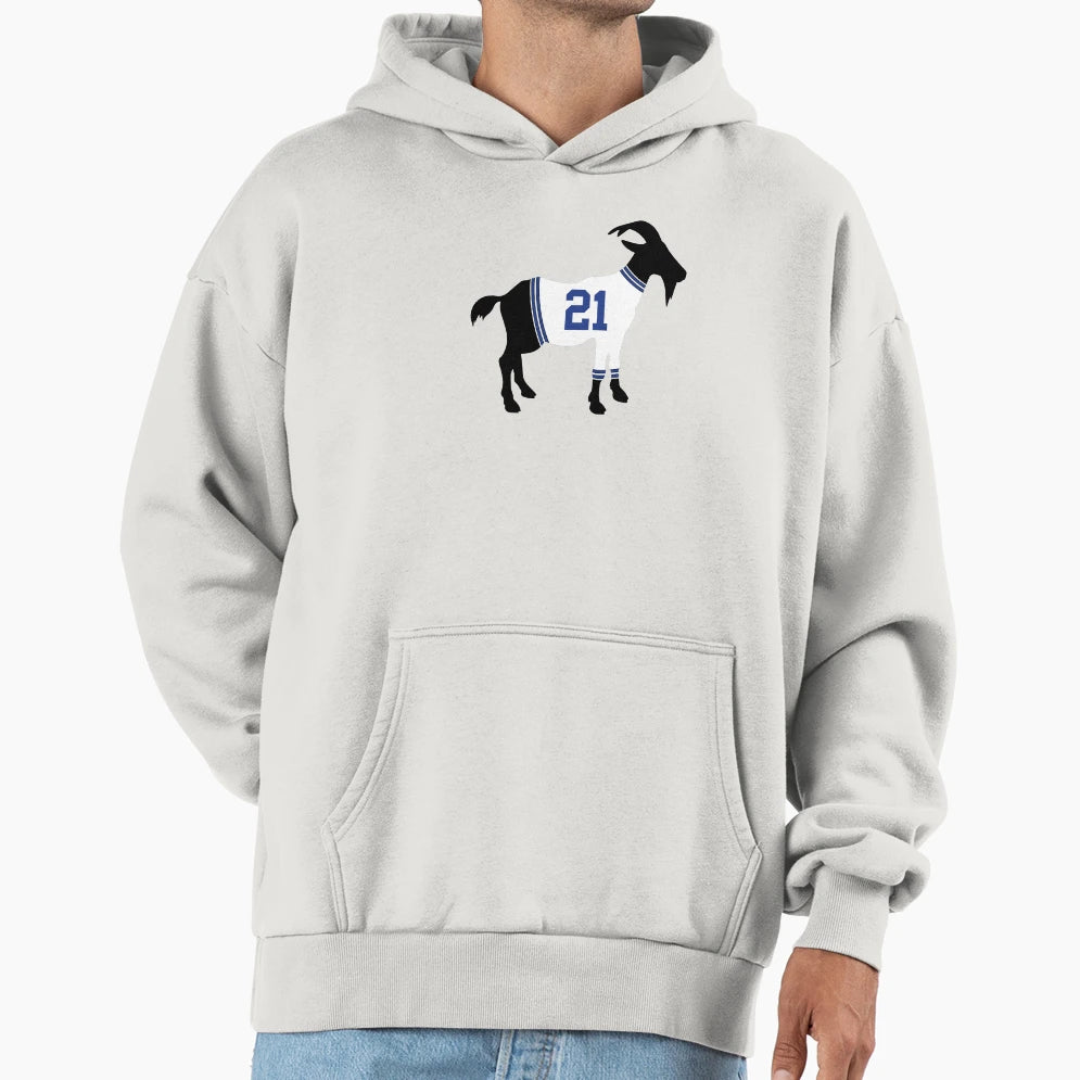 Ezekiel Elliott Goat Hoodie - Minimalist Print Unisex - T-Shirt, Sweatshirt, Hoodie