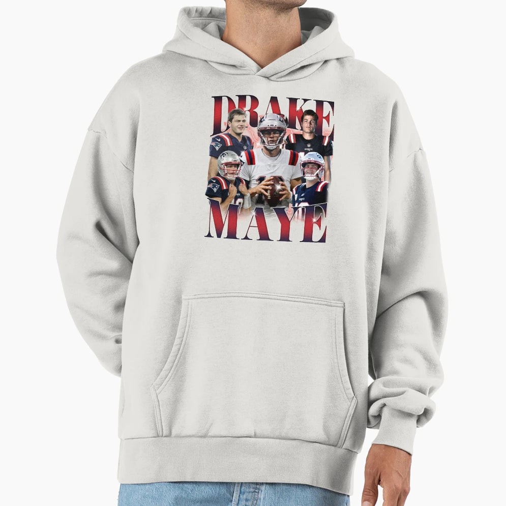 Drake Maye 10 New England Football Hoodie - Novelty Apparel Men Women - T-Shirt, Sweatshirt, Hoodie