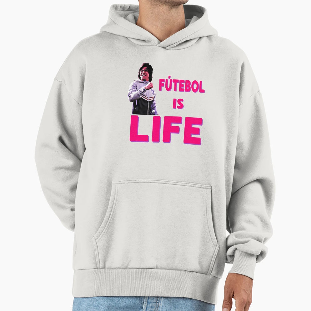 Team Futbol Is World Life Great Hoodie - Fun Novelty Design Unisex - T-Shirt, Sweatshirt, Hoodie