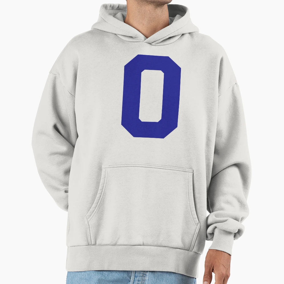 Number 0 Blue Zero Sports Number Zero Hoodie - Streetwear Style Unisex - T-Shirt, Sweatshirt, Hoodie