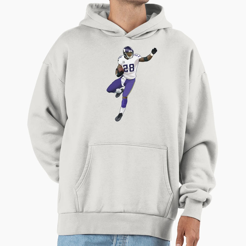 Adrian Peterson Jump Hoodie - Custom Art Print Men Women - T-Shirt, Sweatshirt, Hoodie