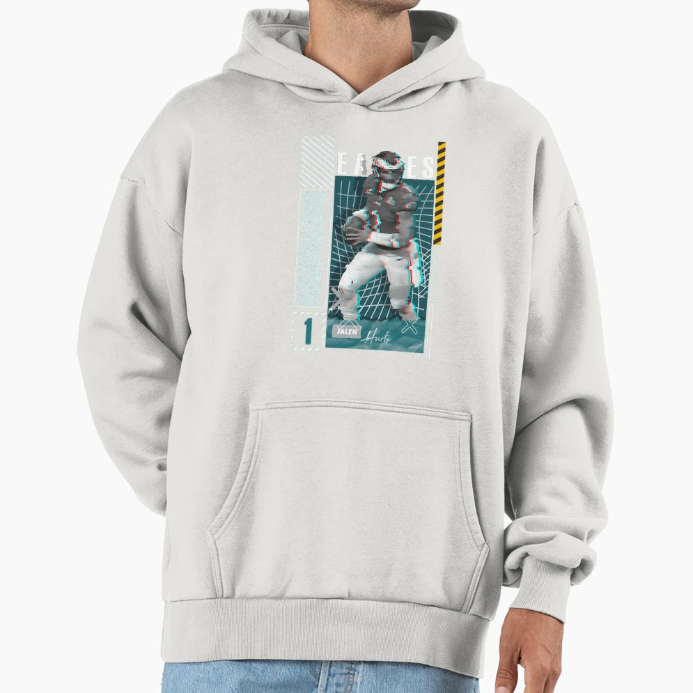 Player Football Sports Quarterback Hoodie - Custom Art Print for Adults - T-Shirt, Sweatshirt, Hoodie