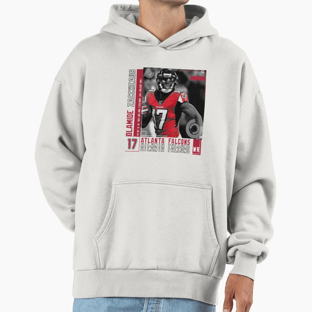 Olamide Zaccheaus Football Hoodie - Custom Art Print Men Women - T-Shirt, Sweatshirt, Hoodie