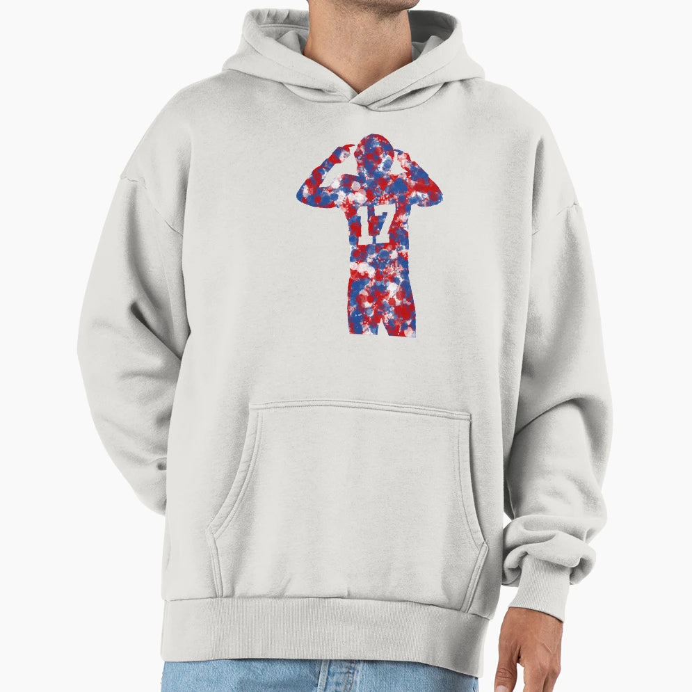 Splatter Allen Hoodie - Trendy Graphic for Adults - T-Shirt, Sweatshirt, Hoodie