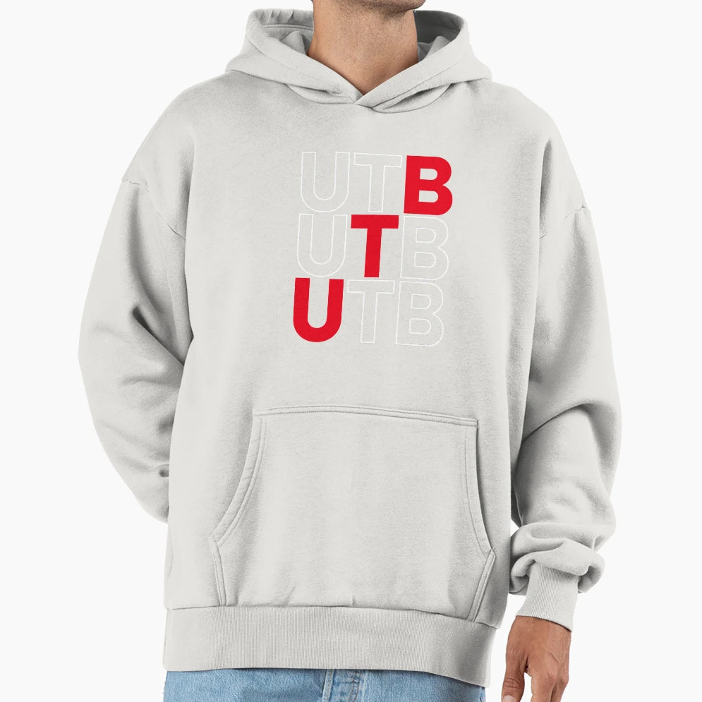 Boro Utb White Outline Ascending Hoodie - Custom Art Print for Adults - T-Shirt, Sweatshirt, Hoodie