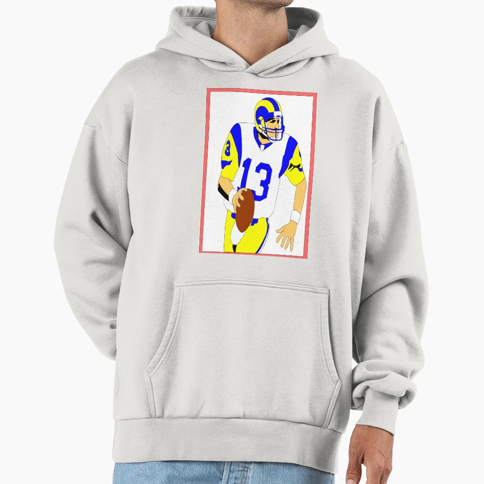 Kurt Warner St Louis Rams Hoodie - Trendy Graphic for Adults - T-Shirt, Sweatshirt, Hoodie