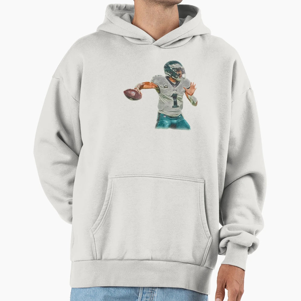 1 Touchdown Player Sports Hoodie - Novelty Apparel Unisex - T-Shirt, Sweatshirt, Hoodie