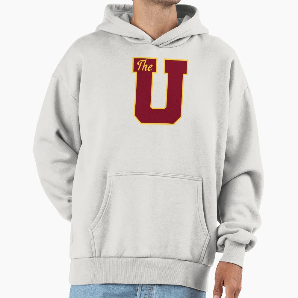U Gray Hoodie - Minimalist Print Men Women - T-Shirt, Sweatshirt, Hoodie