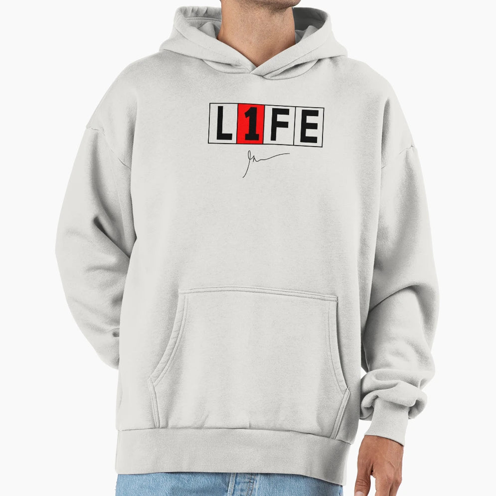 One Life Iv Black Garyvee Hoodie - Fun Novelty Design Unisex - T-Shirt, Sweatshirt, Hoodie