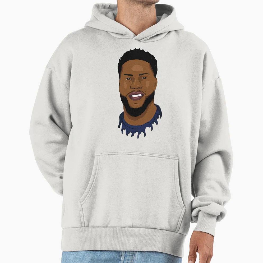 Kevin Hart Art Portrait Hoodie - Minimalist Print Men Women - T-Shirt, Sweatshirt, Hoodie