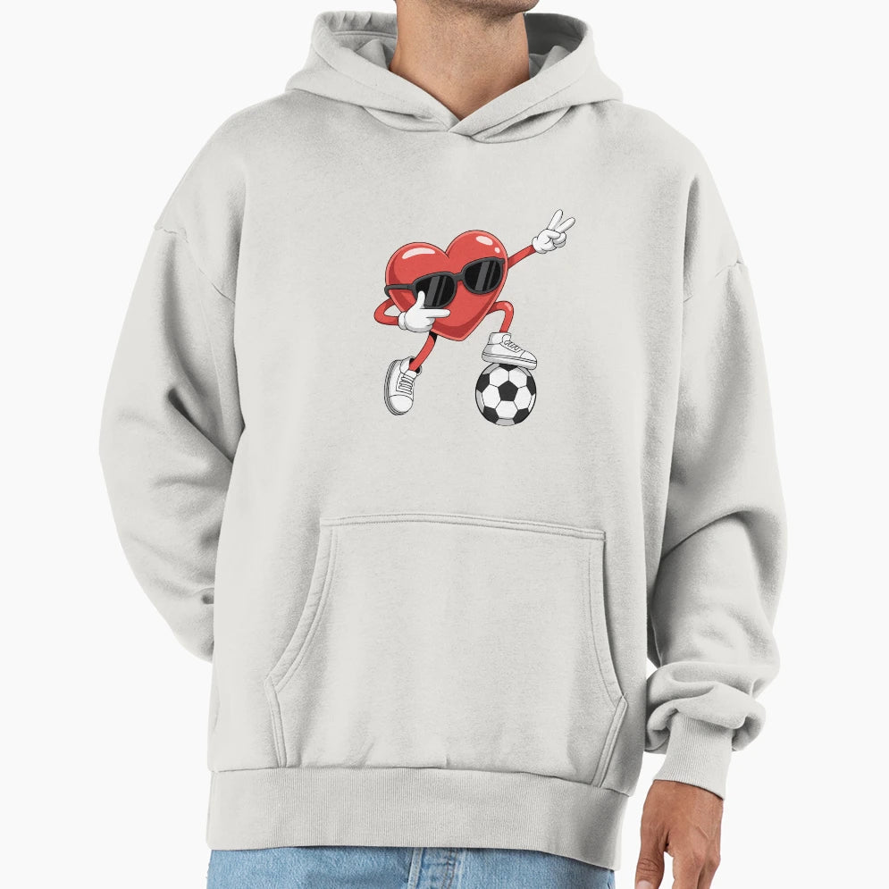 Dabbing Heart Dab Valentines Day Hoodie - Aesthetic Graphic Men Women - T-Shirt, Sweatshirt, Hoodie