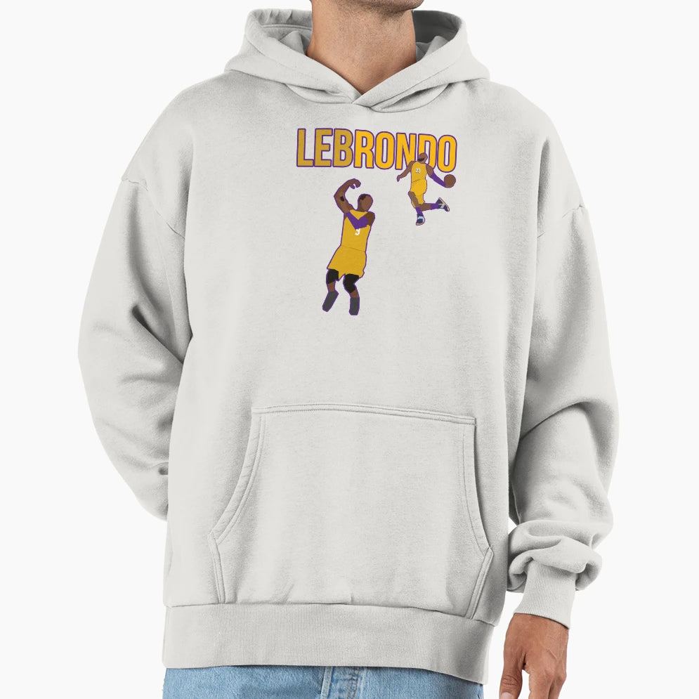 Lebrondo Hoodie - Fun Novelty Design Men Women - T-Shirt, Sweatshirt, Hoodie