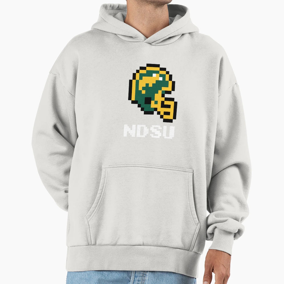 North Dakota State Bison Tecmo Super Bowl Hoodie - Minimalist Print Unisex - T-Shirt, Sweatshirt, Hoodie