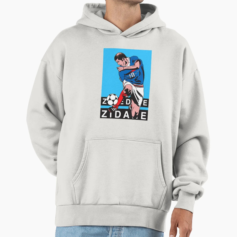 Zidane Pop Art T-Shirt - Custom Art Print Unisex - T-Shirt, Sweatshirt, Hoodie