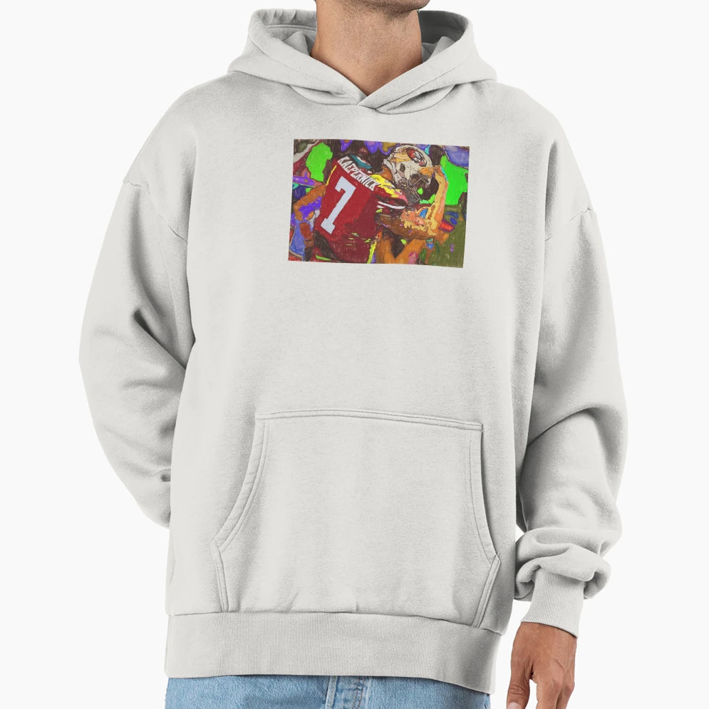 Colin Kaepernick Sketch Hoodie - Novelty Apparel for Adults - T-Shirt, Sweatshirt, Hoodie