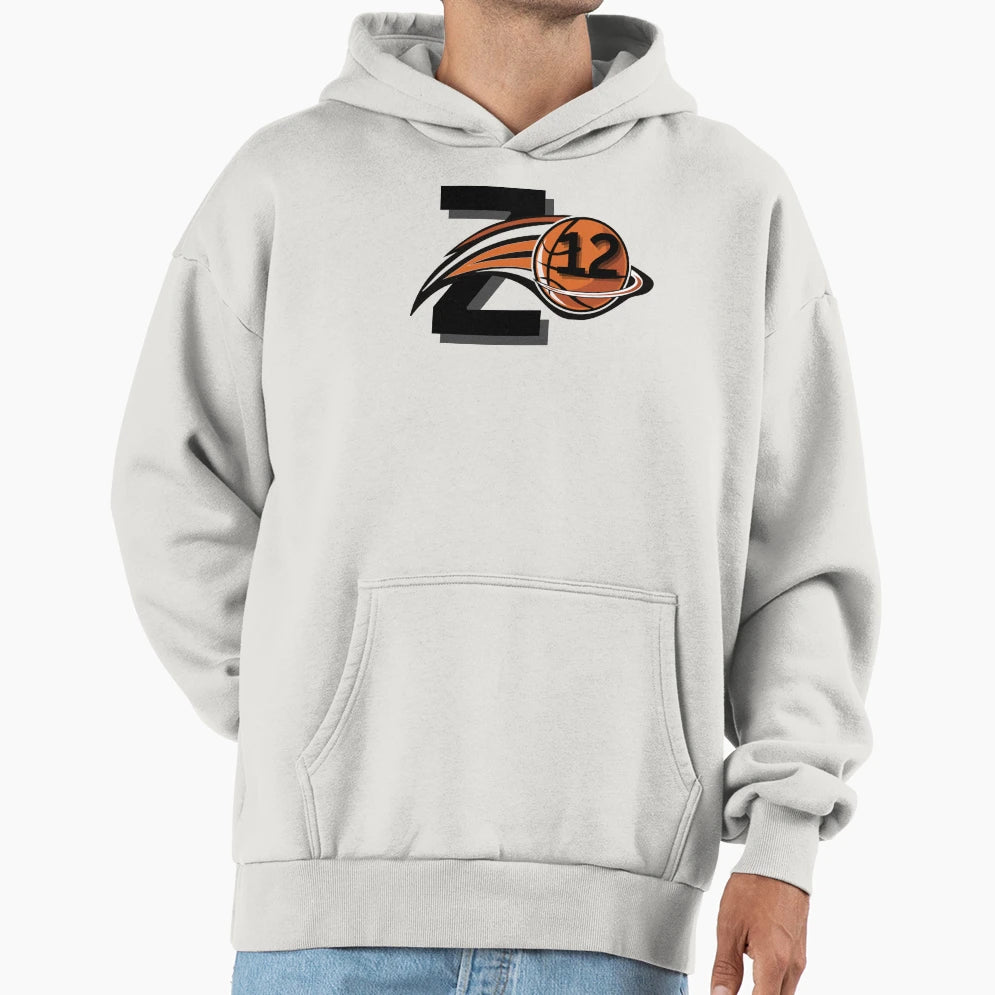 Basketball Number 12 Hoodie - Streetwear Style Men Women - T-Shirt, Sweatshirt, Hoodie
