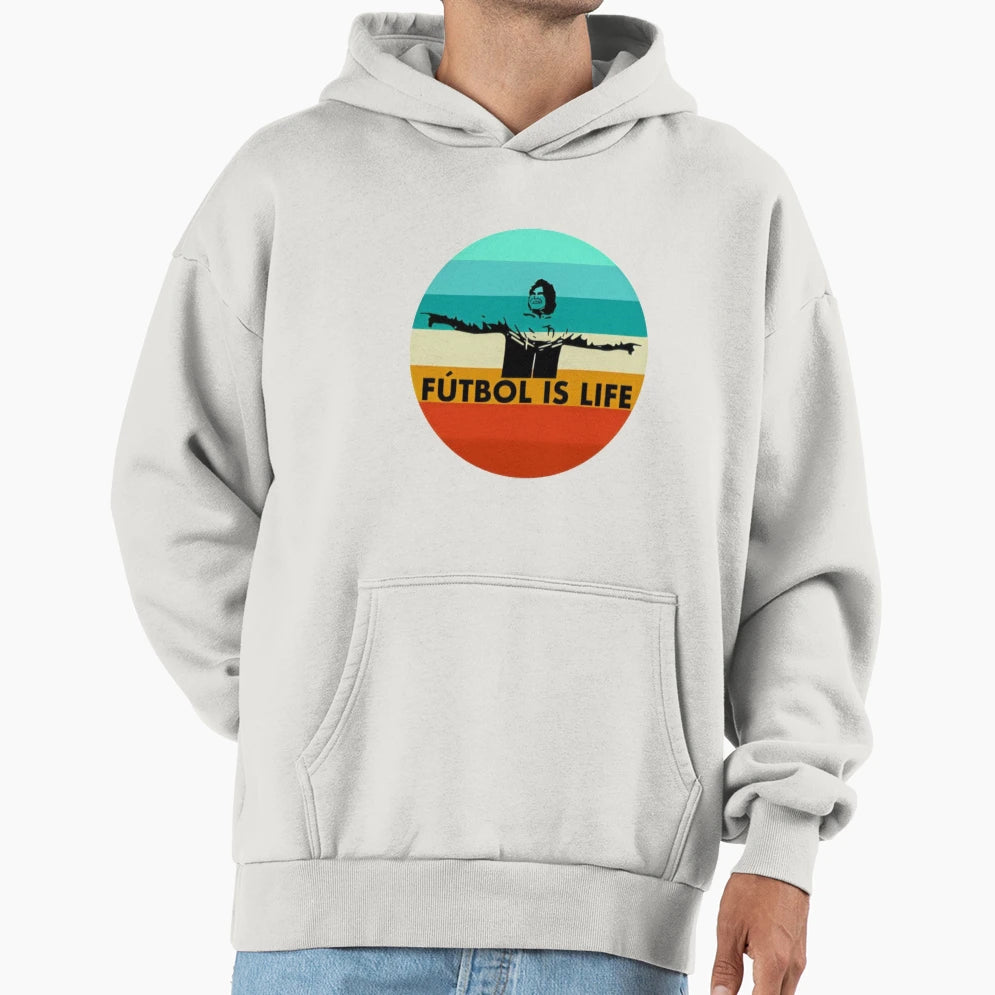 Futbol Is Life Hoodie - Streetwear Style Unisex - T-Shirt, Sweatshirt, Hoodie