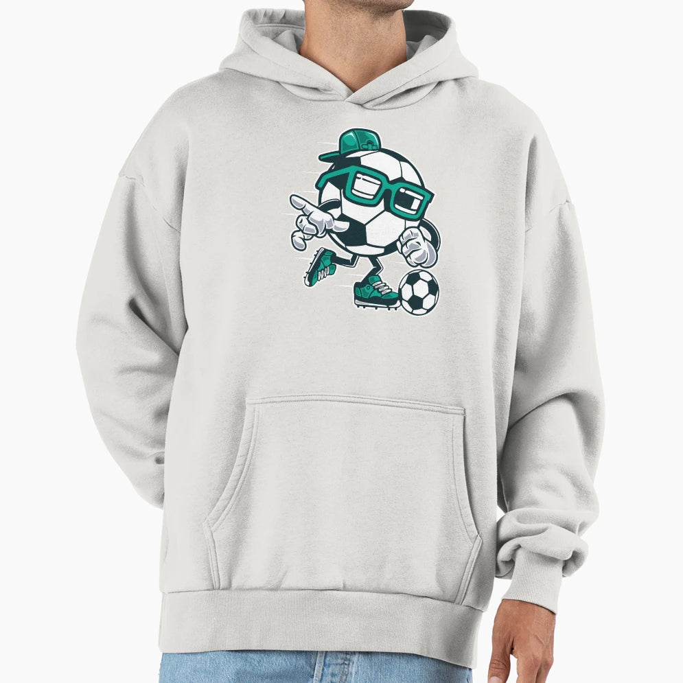 Street Football Soccer Street Soccer Hoodie - Fun Novelty Design for Adults - T-Shirt, Sweatshirt, Hoodie
