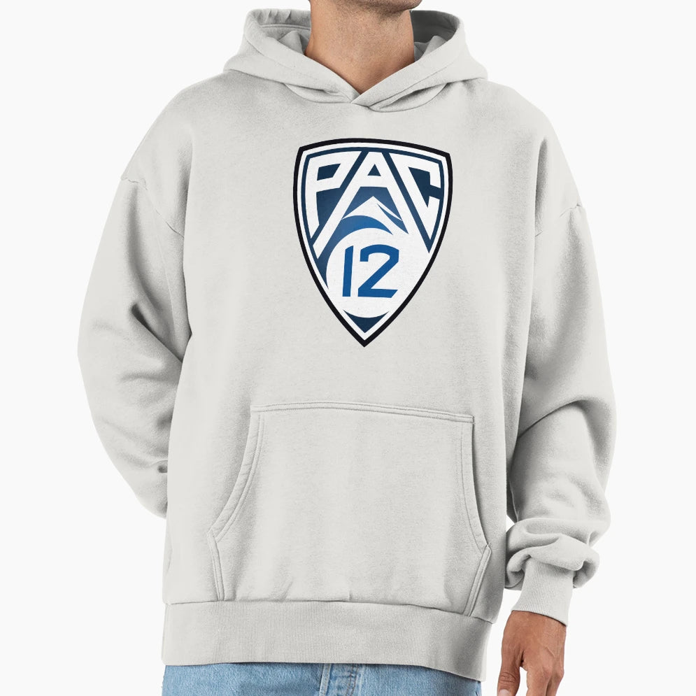 Pac 12 Logo Colors Hoodie - Graphic Print Unisex - T-Shirt, Sweatshirt, Hoodie