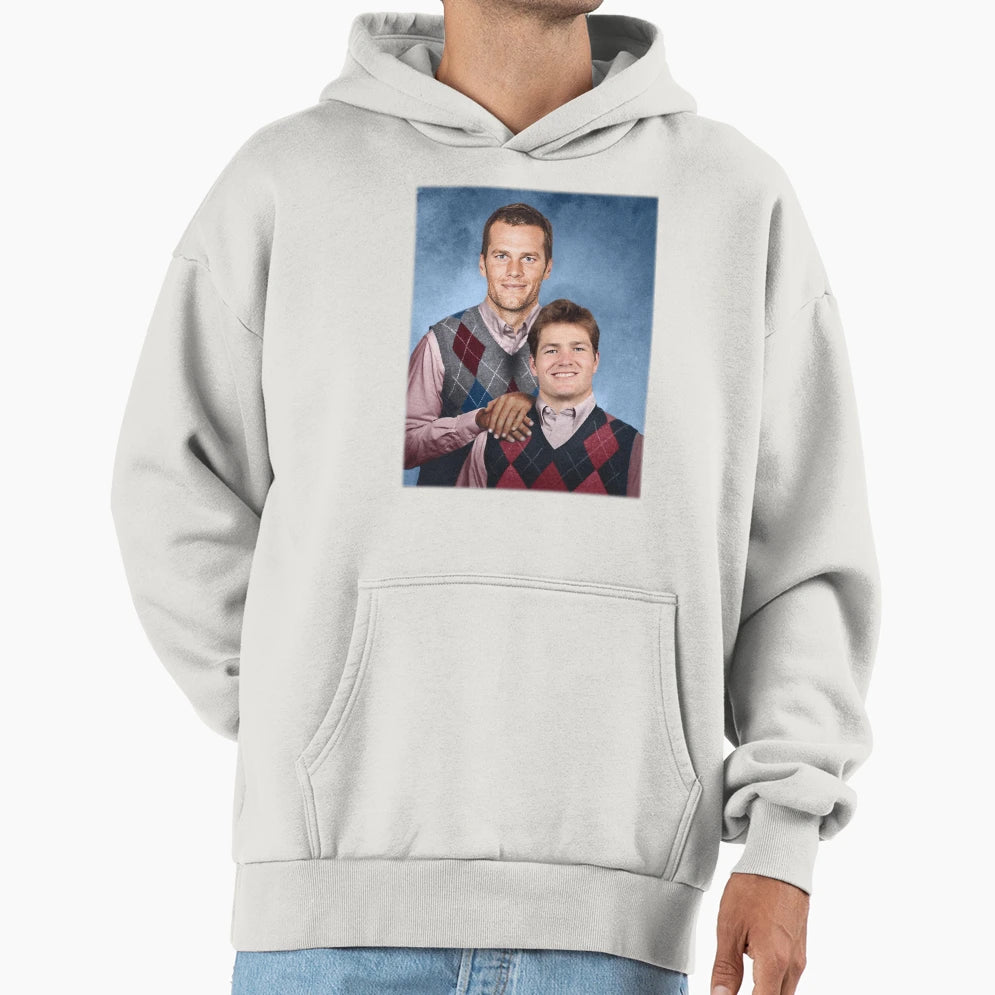 Brady And Maye New England Footballstep Hoodie - Fun Novelty Design Unisex - T-Shirt, Sweatshirt, Hoodie