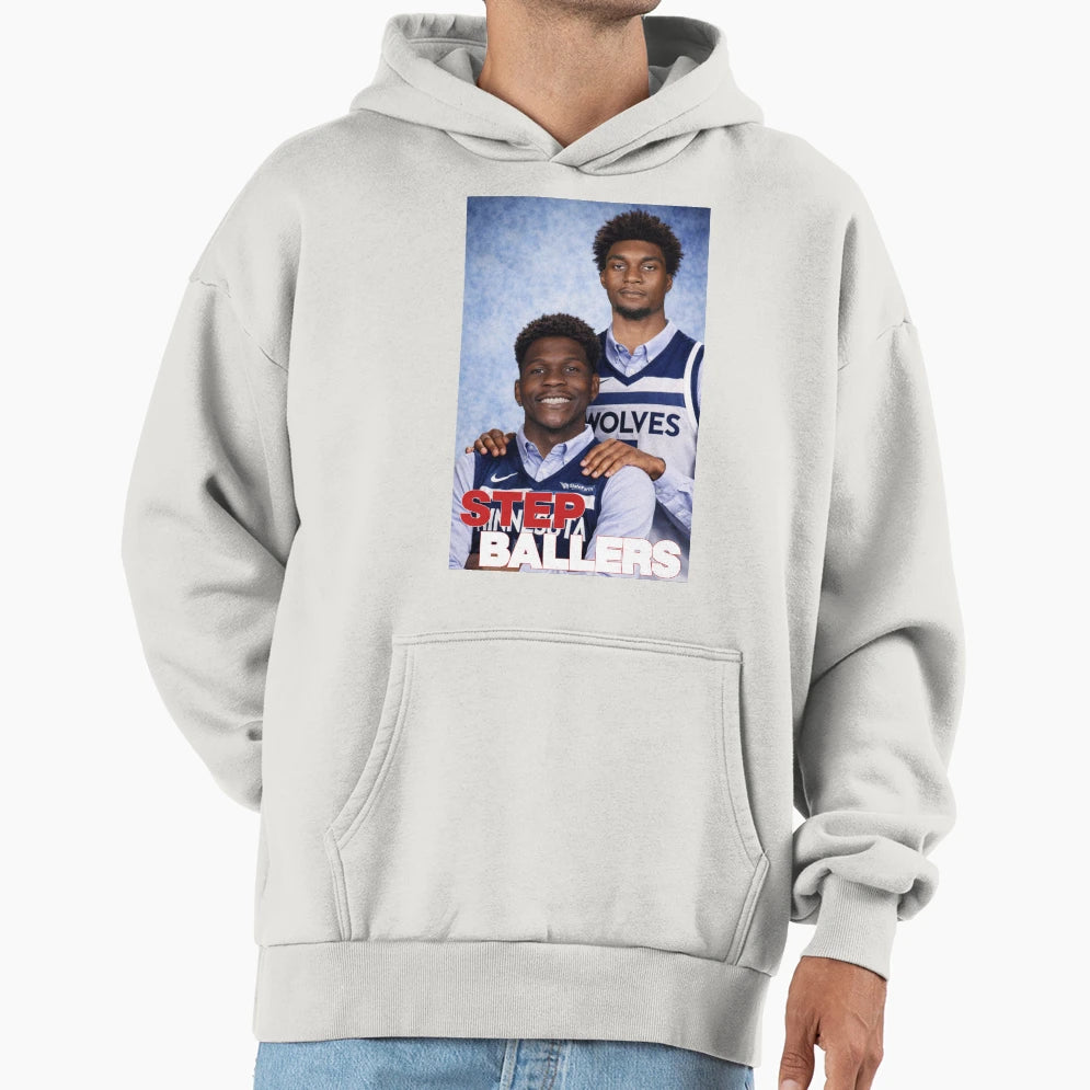 Step Ballers Anthony Edwards Jaden Hoodie - Trendy Graphic Men Women - T-Shirt, Sweatshirt, Hoodie