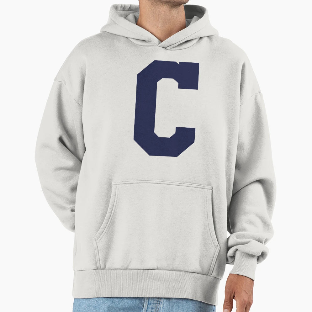 Alphabet Marine Blue C Sports Letter C Hoodie - Graphic Print Men Women - T-Shirt, Sweatshirt, Hoodie