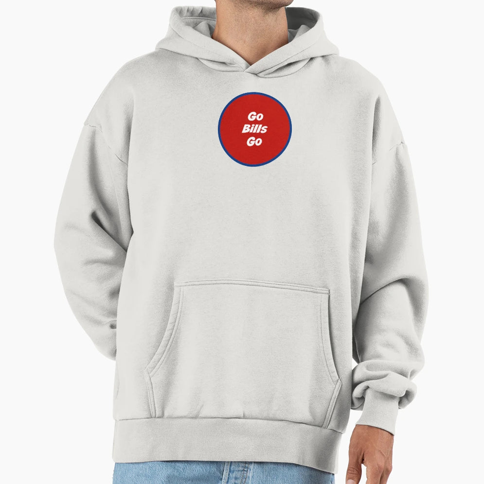 Go Bills Go Hoodie - Custom Art Print for Adults - T-Shirt, Sweatshirt, Hoodie