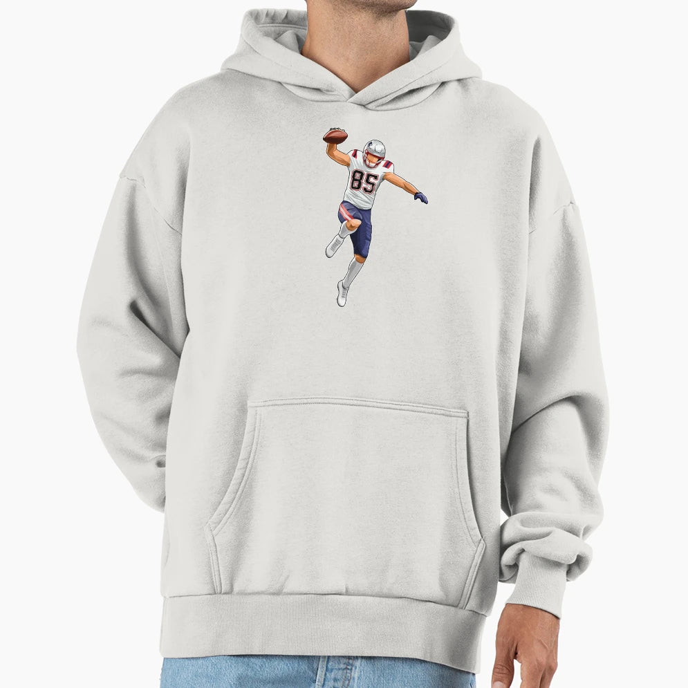 Hunter Henry 85 Spikes Touchdown Hoodie - Novelty Apparel for Adults - T-Shirt, Sweatshirt, Hoodie