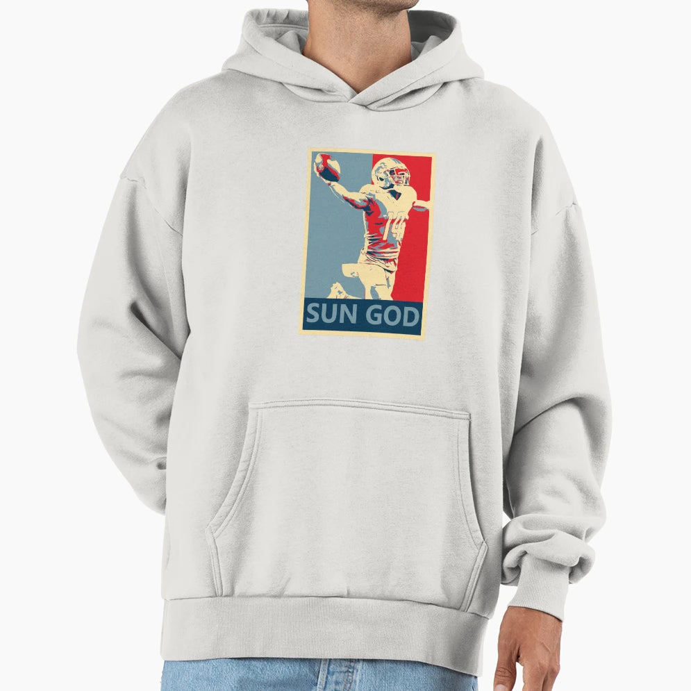 Amon Sport Ra St Brown Lions Sun God Hoodie - Unique Graphic Men Women - T-Shirt, Sweatshirt, Hoodie