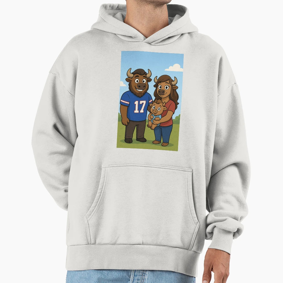 Buffalo Hoodie - Unique Graphic for Adults - T-Shirt, Sweatshirt, Hoodie