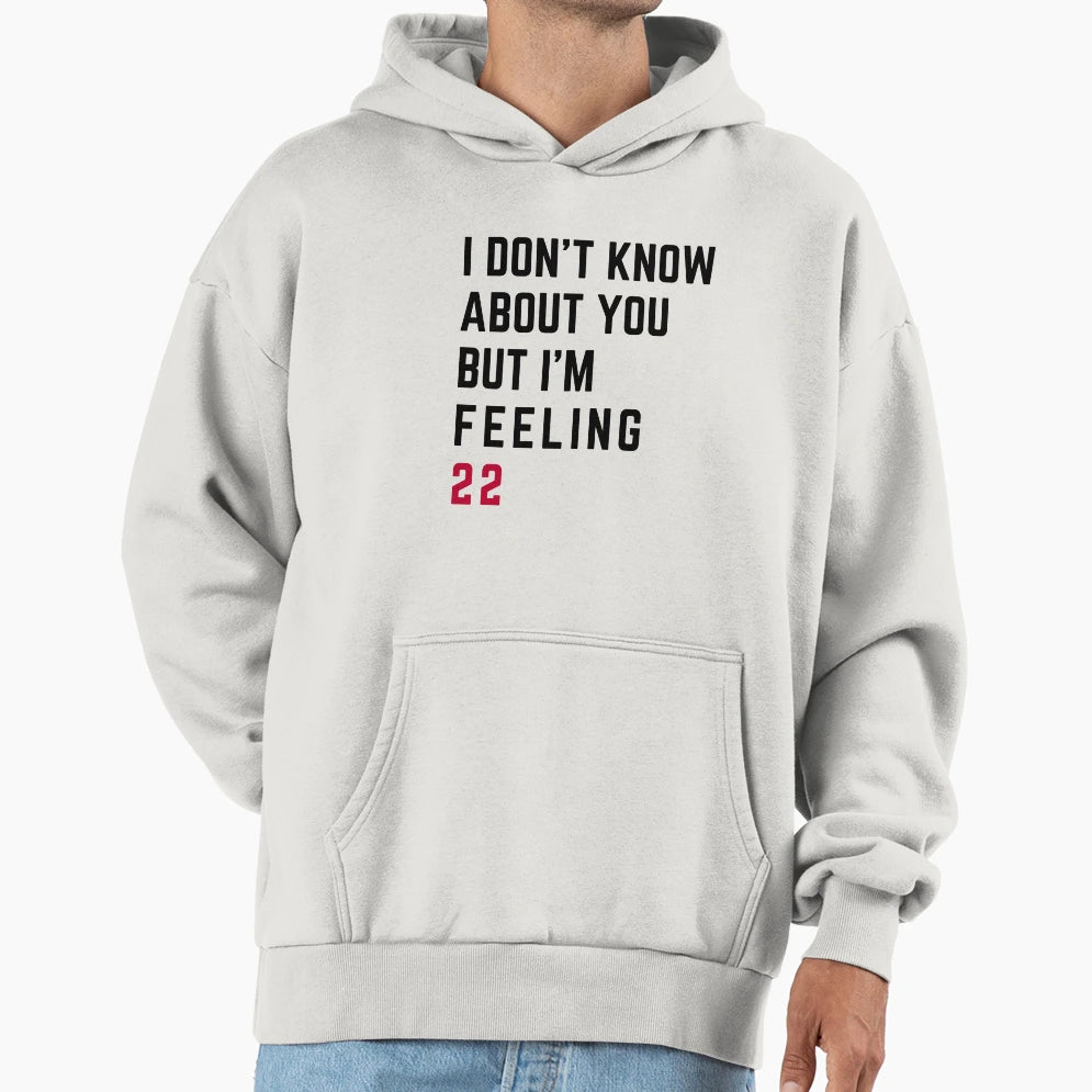 22 Red Birthday Hoodie - Fun Novelty Design for Adults - T-Shirt, Sweatshirt, Hoodie