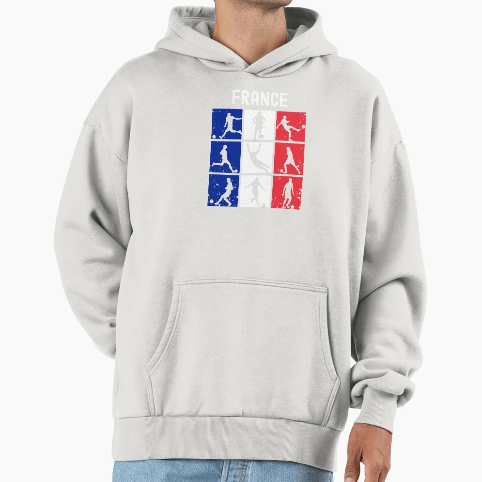 France Football Hoodie - Graphic Print Unisex - T-Shirt, Sweatshirt, Hoodie