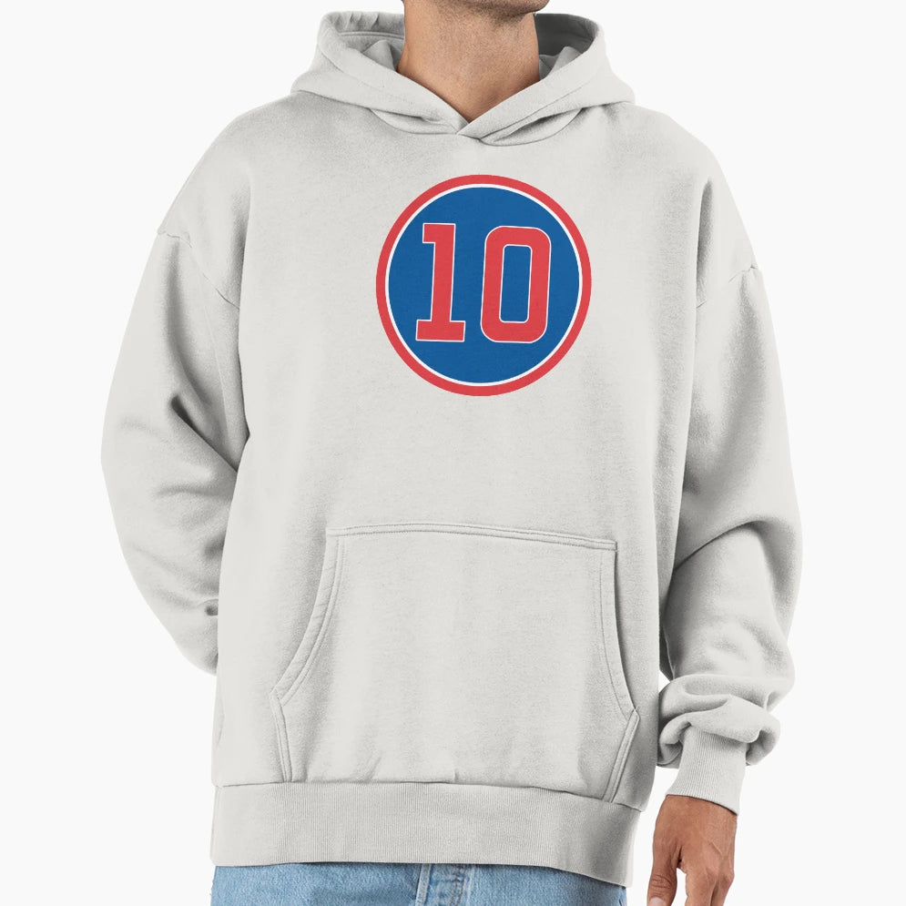 Ron Santo 10 Jersey Number Hoodie - Streetwear Style Unisex - T-Shirt, Sweatshirt, Hoodie